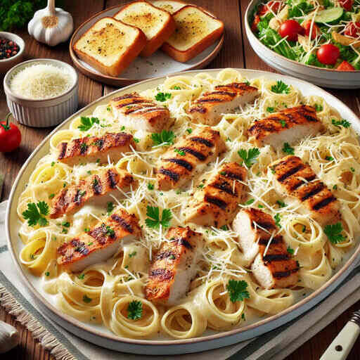 Chicken Alfredo (Serves 5 – 6)