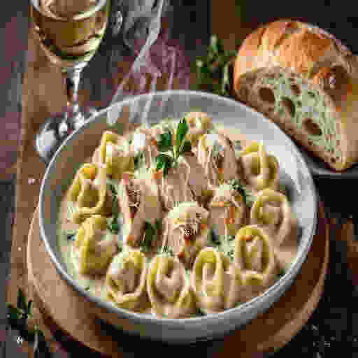 Chicken Tortelloni Alfredo