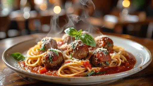 Spaghetti & Meatballs price and menu