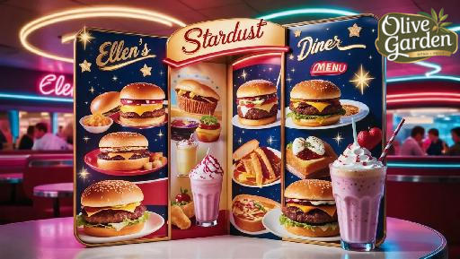 Ellen’s Stardust Diner Menu